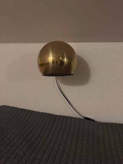 Väggarmaturer/vägglampa HEMI Klot 3, 1970-tal