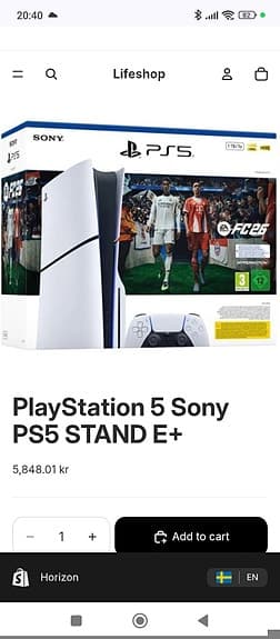 Sony PlayStation 5 Spelkonsol