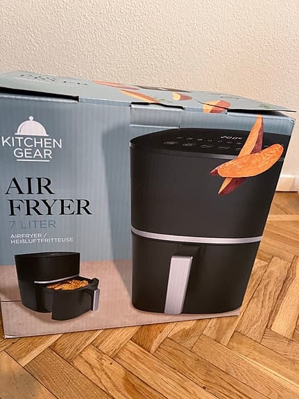 Kitchen Gear Air Fryer 2 liter svart