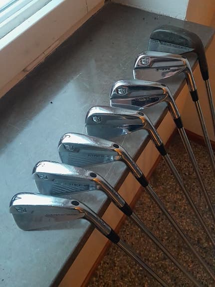 Wilson Staff Model MB 4-9 + Vokey SM8 46 Oil can. Stiff Standard längder S300