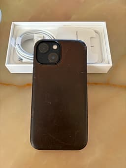 Apple iPhone 13 Mini NOMAD läderskal & Apple siliconskal ingår!