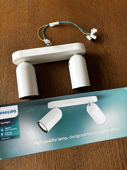 Takspotlight PHILIPS Pongee 2 st