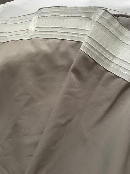 4 stycken grå mörkläggningsgardiner sammet 140x300 cm