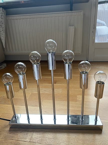 IKEA Norsbo Juldekoration med 7 lampor i metall