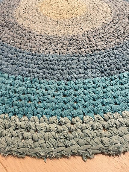 Matta barnrum i härliga blå nyanser