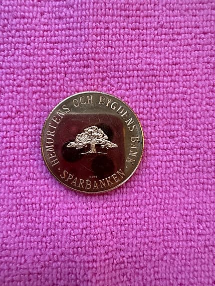 Minnesmynt/Jubileumsmynt/Medalj, Sparbanken, Skåne