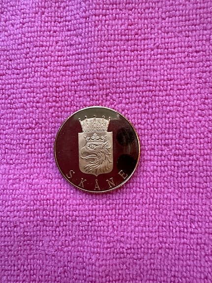 Minnesmynt/Jubileumsmynt/Medalj, Sparbanken, Skåne