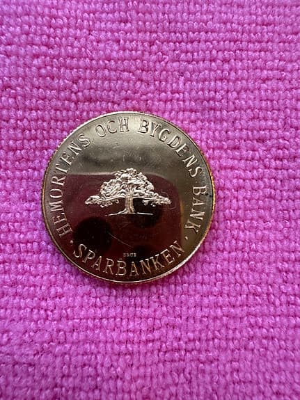 Minnesmynt/Jubileumsmynt/Medalj, Sparbanken, Skåne