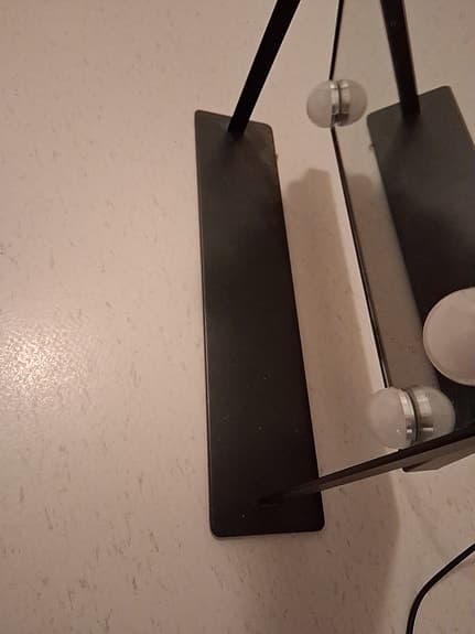 IKEA Sminkbordsspegel med lampor