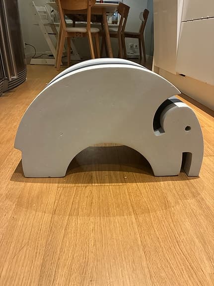 Bobles - elefant grå