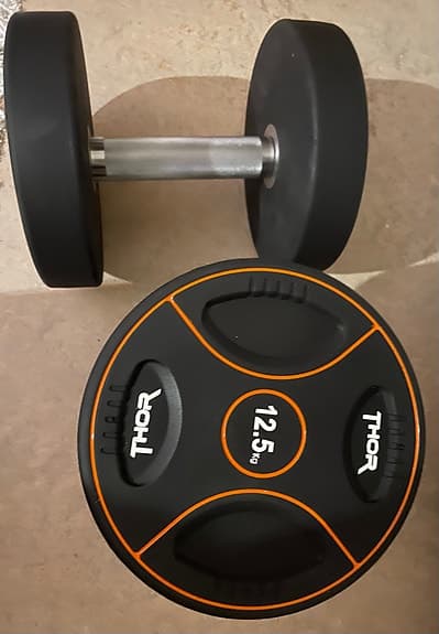 Försäljning av Thor-hantlar (12,5 kg)