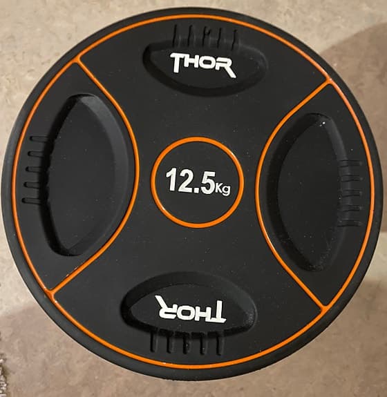 Försäljning av Thor-hantlar (12,5 kg)