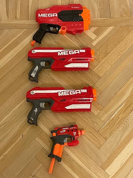 Nerf Mega och diverse Nerfs
