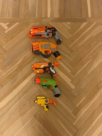 Nerf Mega och diverse Nerfs