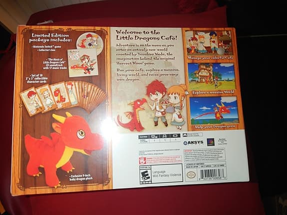 Limited Edition Little Dragons Café Nintendo Switch