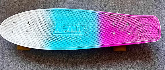 Penny Cruiser Skateboard flerfärgad med gula hjul