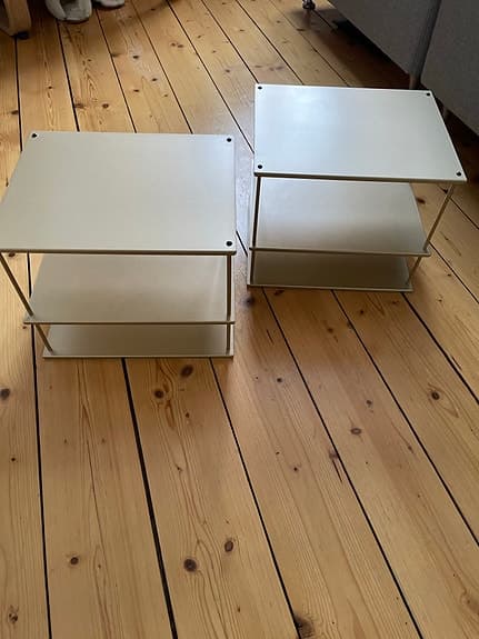 Sängbord i metall