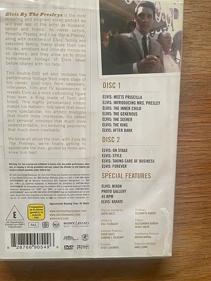 Elvis Presley The Ultimate Family Biography DVD