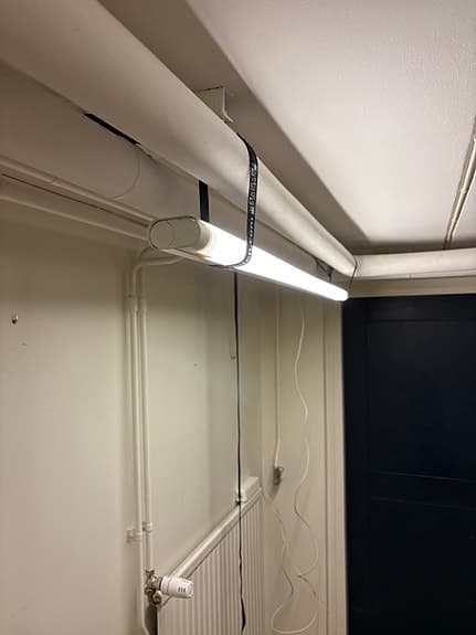 Lysrörsarmaturer, lampor