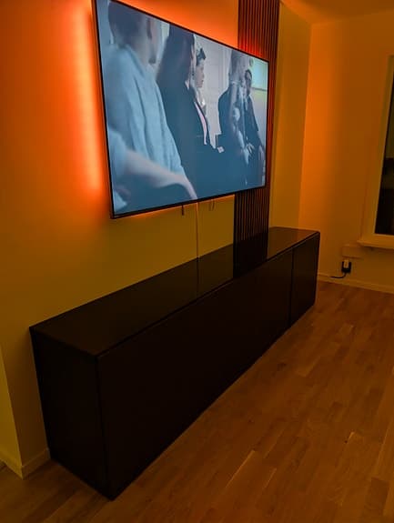 IKEA Bestå förvarings
kombination / media möbel