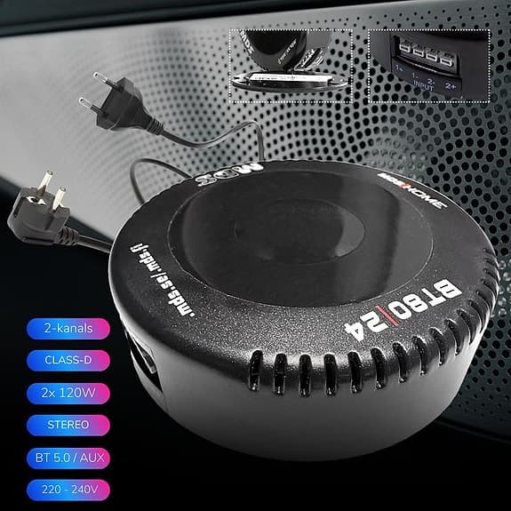 MDS förstärkare med Bluetooth, 2*80 wrms