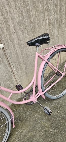 Monark cykel i puderrosa färg