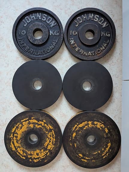 Johnson International Viktplattor  20, 15, 10, 10 kg