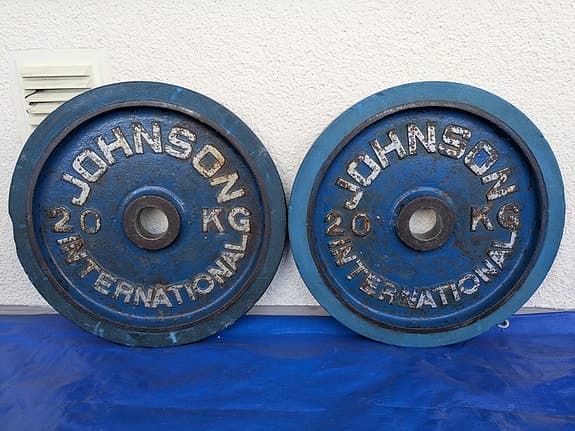 Johnson International Viktplattor  20, 15, 10, 10 kg