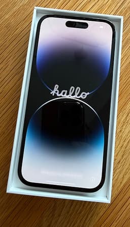 Apple iPhone 14 Pro 128 GB - svart