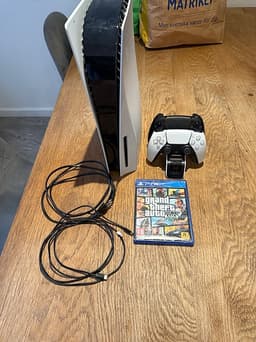 Playstation 5 disc med tillbehör