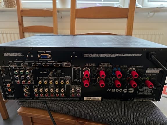 Kraftfull Onkyo TX-SR608 – 7.2 THX Hemmabioförstärkare