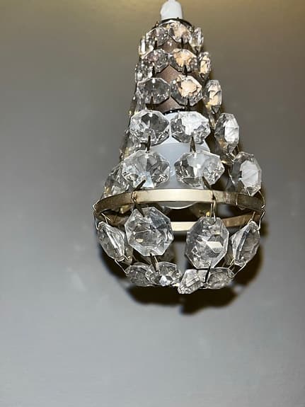 Kristallampa/fönsterlampa kristallpendell