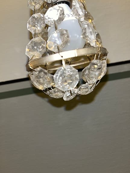 Kristallampa/fönsterlampa kristallpendell