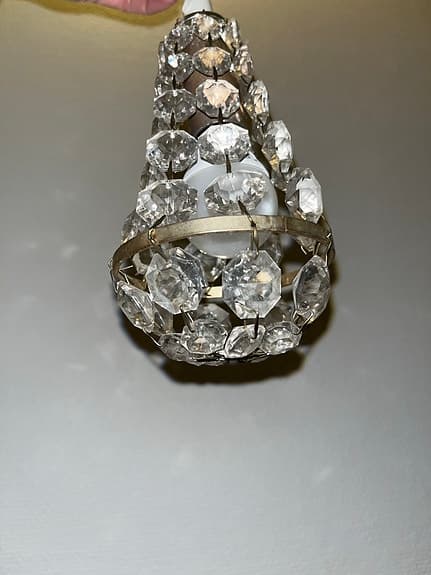 Kristallampa/fönsterlampa kristallpendell