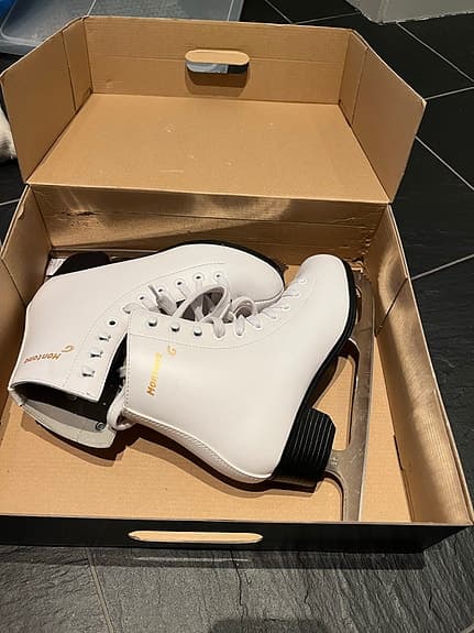 Graf Montana FR Barnskridskor Storlek 35 Vit