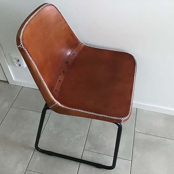 Läder Stol Giron replik av Kare design