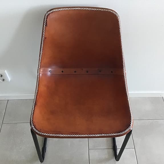 Läder Stol Giron replik av Kare design