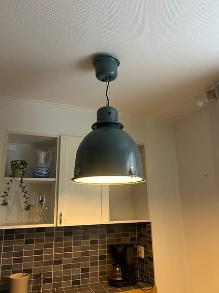 taklampa ”SVARTNORA” Ikea 2000-tal Industriell i Retro Stil