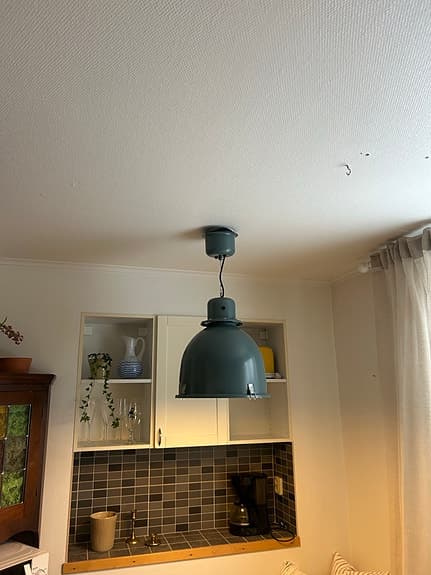 taklampa ”SVARTNORA” Ikea 2000-tal Industriell i Retro Stil