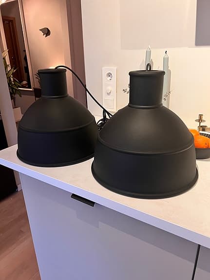 Muuto unfold taklampor svart (gummi)