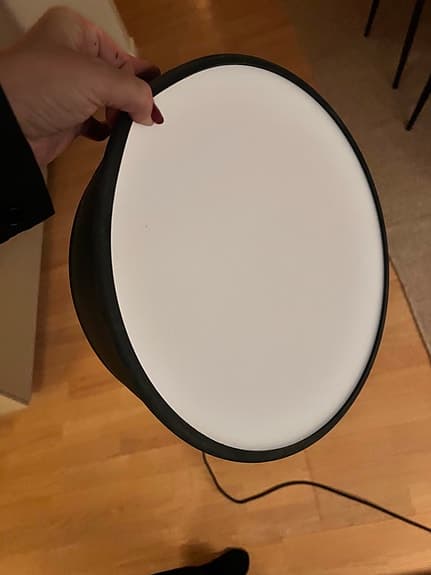 Muuto unfold taklampor svart (gummi)