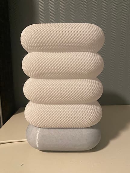 Bordslampa 3D-printad / PLA