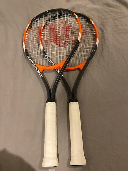 Wilson Pro Staff Tennistränare med Dunlop Club tennisbollar