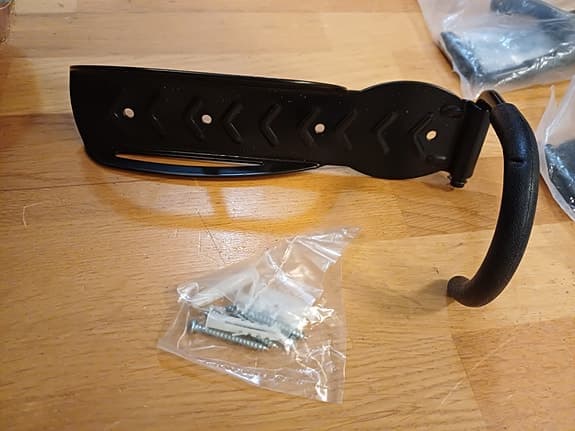 5 st nya cykelhängare med skruv och plugg