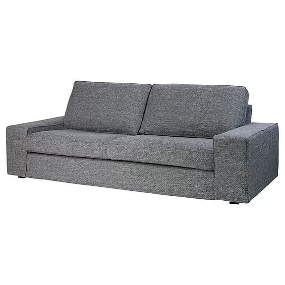 Ikea kivik klädsel till 3 sits söffa, fotpall, och schäslong