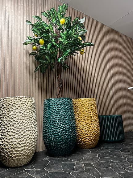 Stor Handglaserad keramisk designkruka