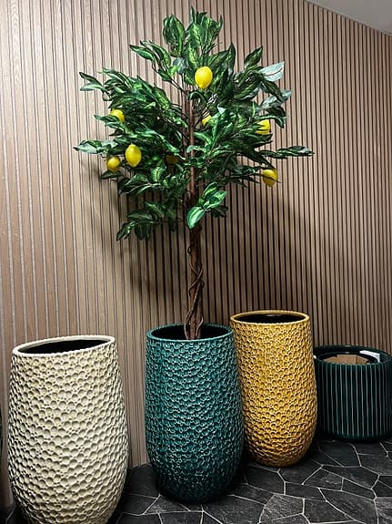 Stor Handglaserad keramisk designkruka