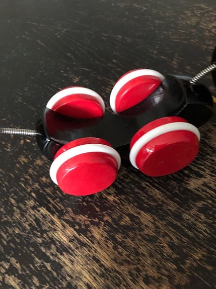 BRIO Barnleksak med hjul i svart och rött