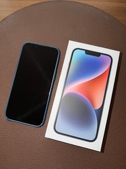 iPhone 14, 128GB, blå