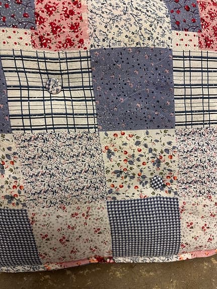 2 st sittdynor i patchwork